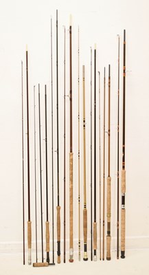 Lot 309 - Eight fishing rods
