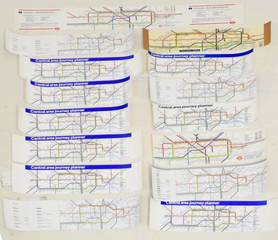 Lot 185 - Group of 1970s and later London Underground line carriage maps