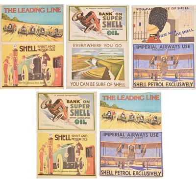 Lot 188 - Collection of ten Shell-Mex and B.P. Limited, 1969, reproduction advertising posters