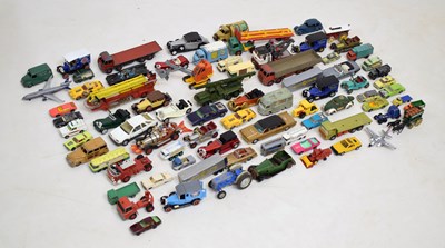 Lot 341 - Mixed collection of loose Dinky, Corgi, Matchbox and Lesney