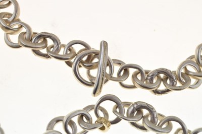 Lot 128 - Contemporary silver chain by Diana Porter