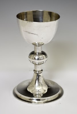Lot George V silver communion chalice