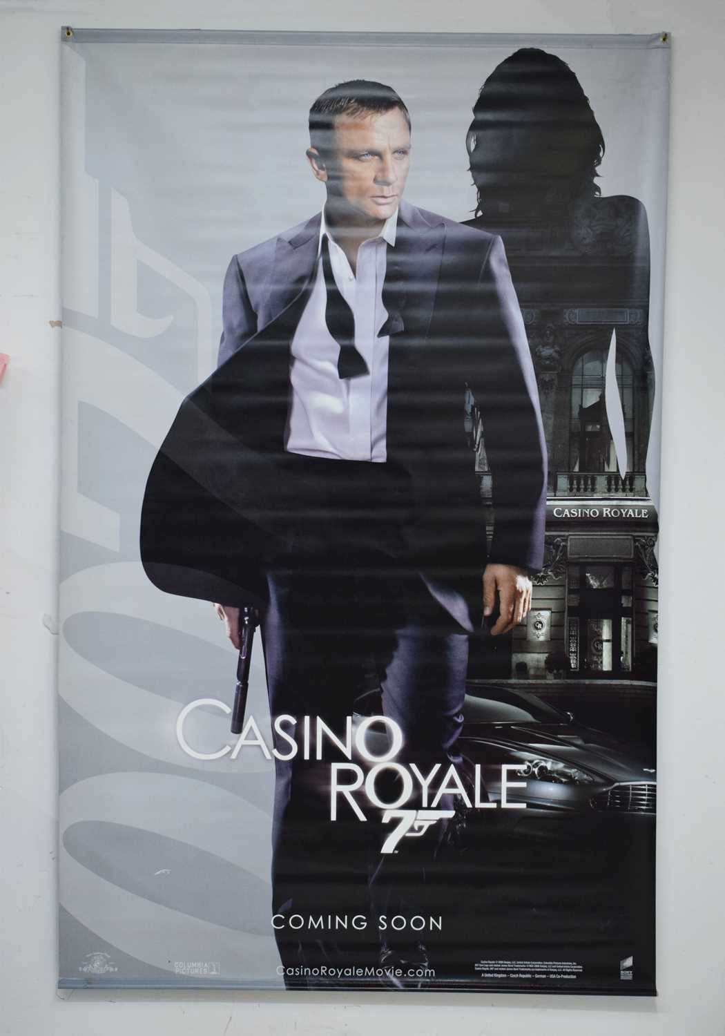 Lot 261 - James Bond 007 Casino Royale (2006) Vinyl Film publicity Banner / Poster