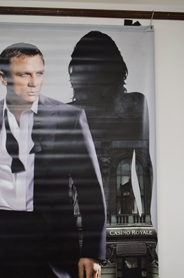 Lot 261 - James Bond 007 Casino Royale (2006) Vinyl Film publicity Banner / Poster