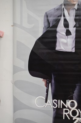 Lot 261 - James Bond 007 Casino Royale (2006) Vinyl Film publicity Banner / Poster