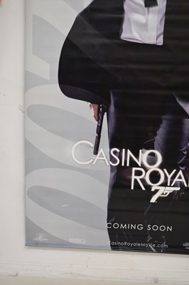 Lot 261 - James Bond 007 Casino Royale (2006) Vinyl Film publicity Banner / Poster