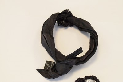 Lot 99 - Calgaro - Italian black silk choker
