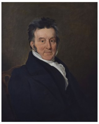 Lot Follower of Ramsey Richard Reinagle (British, 1775-1862) - Oil on canvas - Half-length portrait of Richard Smith, Junior