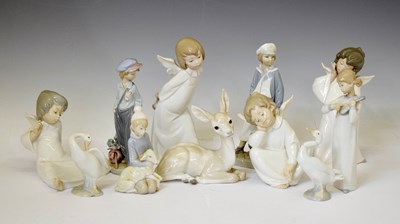 Lot 360 - Group of Lladro porcelain figures