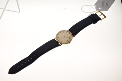 Lot 94 - Omega - Gentleman's Genève 9ct gold cased wristwatch