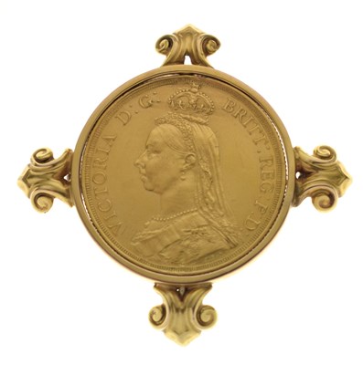 Lot 154 - Queen Victoria double sovereign, 1887