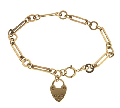 Lot 88 - 9ct gold bracelet