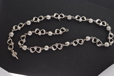 Lot 110 - Harold Arthur Lazarus - Mid 20th century paste and silver collar necklace