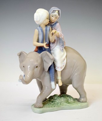 Lot 330 - Lladro figure 'Hindu Children'