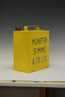 Lot 613 - Motoring Interest - Vintage Munster Simms & Co. Ltd petrol can