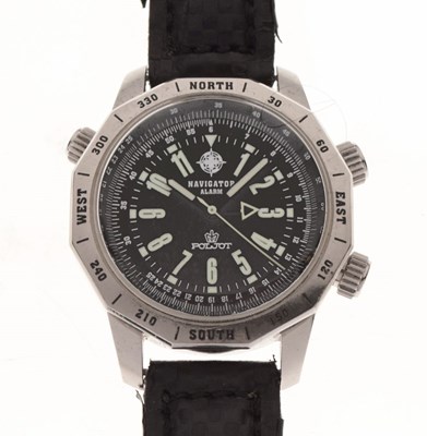 Lot 125 - Gentleman's Poljot Navigator Alarm limited edition wristwatch
