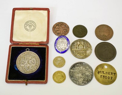 Lot 180 - Collection of medallions, coins, etc
