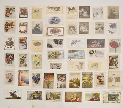 Lot 256 - Collection of mainly early 20th century postcards to include military images, maritime, etc