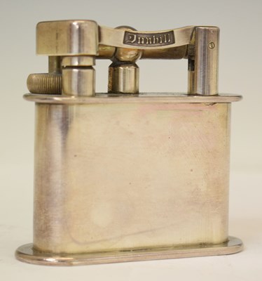 Lot 248 - Dunhill silver plated table lighter