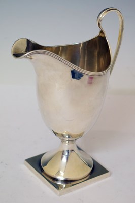 Lot 154 - Edward VII silver helmet cream or milk jug