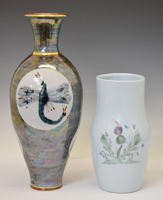 Lot 307 - Studio pottery - Brian Dickenson baluster vase