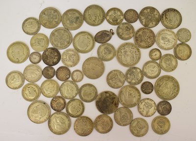 Lot 177 - Quantity of mainly pre 1947 silver GB coinage