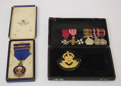 Lot 265 - Group of British Second World War and later miniature medals