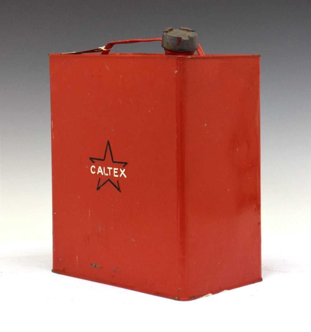 Lot 673 - Motoring Interest - Vintage Caltex petrol can, 30cm high