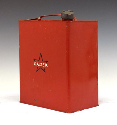 Lot 673 - Motoring Interest - Vintage Caltex petrol can, 30cm high
