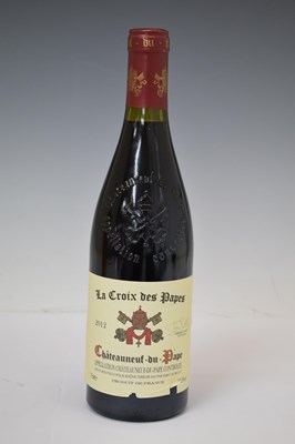 Lot 399 - Johnnie Walker 'Gold Label' and La Croix Des Papes Châteauneuf-du-Pape
