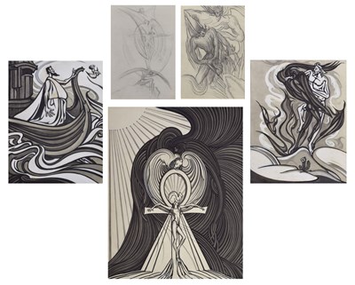 Lot (Violet) Fay Pomerance, (1912-2001) - Group of 1940s monochrome studies