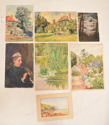 Lot 432 - Frederick Charles Mulock (1866-1931) - Two watercolours, and a selection of similar works