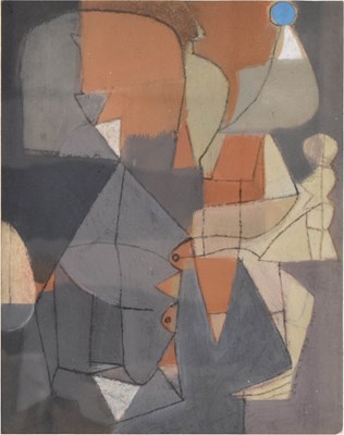 Lot 396 - Samit Dey, (Indian, b. 1964) - Acrylic - Abstract composition