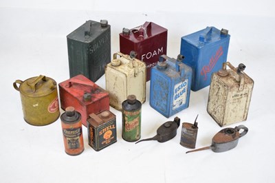 Lot 692 - Motoring Interest - Group of vintage petrol / oil cans