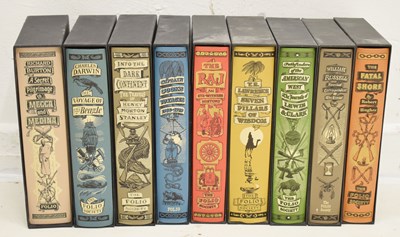 Lot 377 - Folio Society - Exploration and travel, nine books