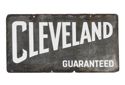 Lot 192 - Cleveland Guaranteed enamel sign