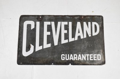 Lot 192 - Cleveland Guaranteed enamel sign
