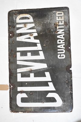 Lot 192 - Cleveland Guaranteed enamel sign