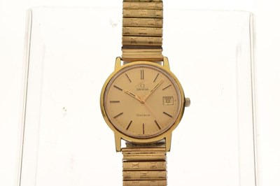 Lot 97 - Omega- Gentleman's gold-plated Genève automatic wristwatch