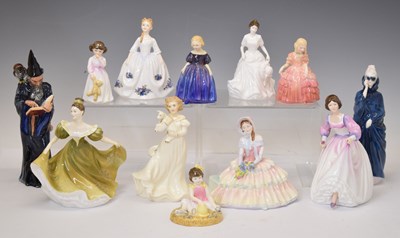 Lot 319 - Royal Doulton - Group of twelve porcelain figures