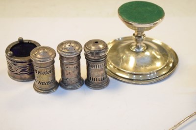 Lot 137 - Collection of small silver