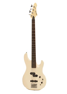 Lot 260 - Mad Axe by Aria Pro II four-string electric guitar