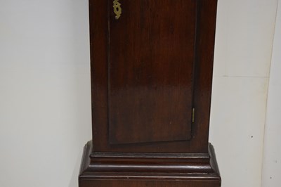 Lot 499 - George III oak and mahogany 8-day longcase clock, J. Arnold, London
