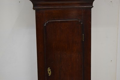 Lot 499 - George III oak and mahogany 8-day longcase clock, J. Arnold, London