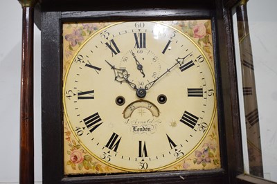 Lot 499 - George III oak and mahogany 8-day longcase clock, J. Arnold, London