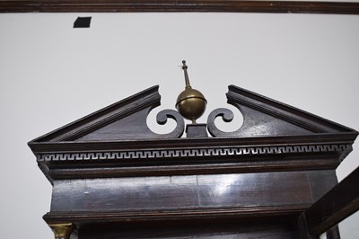 Lot 499 - George III oak and mahogany 8-day longcase clock, J. Arnold, London
