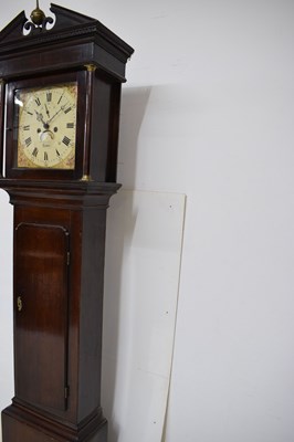 Lot 499 - George III oak and mahogany 8-day longcase clock, J. Arnold, London
