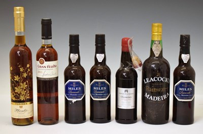 Lot 396 - Madeira, Oloroso sherry, and Moscatel