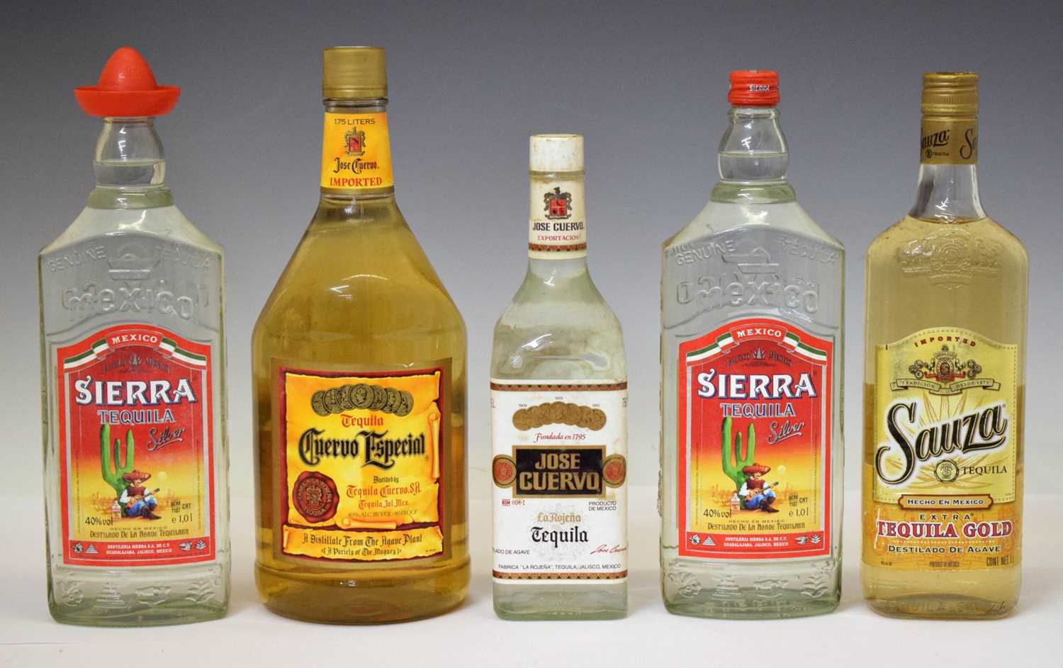 Lot 409 - Tequila - Sierra silver tequila, etc
