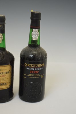 Lot 393 - Warre's Warrior Finest Reserve Port, Sandeman's Finest Old Port, and Cockburn's Special Reserve Port